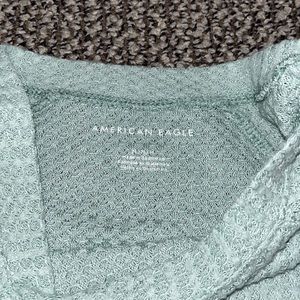 American Eagle Waffle Knit Sweater